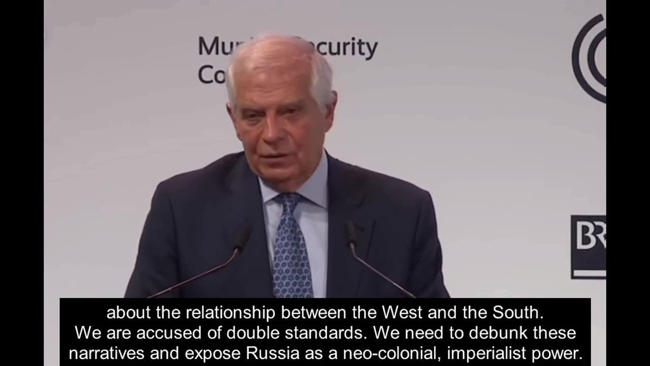 Josep Borrell said that it is neo-colonial Russia that is quarreling the West with the countries