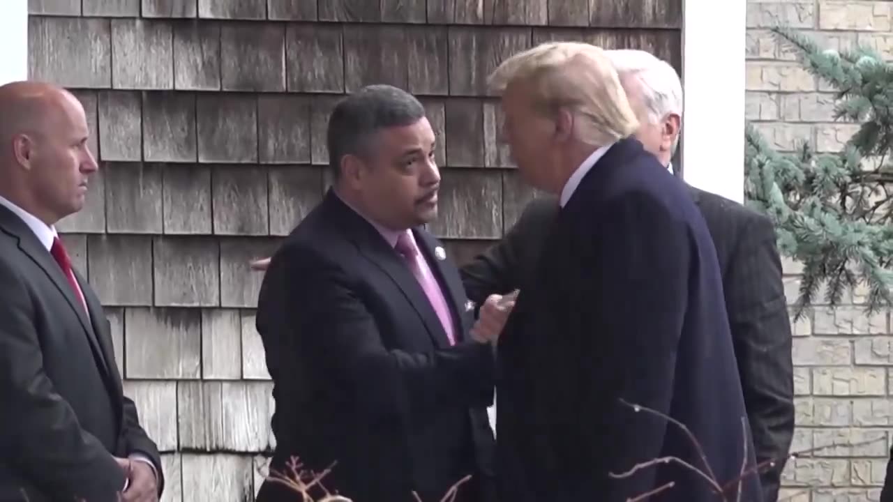Trump Attends Wake of Fallen NYPD Officer Johnathan Diller