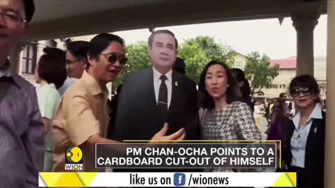 Thailand Prime Minister Sprays Disinfectant on journalists Latest English News WION News