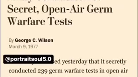 THE ARMY TESTED “GERM WARFARE” ON THE NYC SUBWAY BY SMASHING LIGHTBULBS FULL OF BACTERIA