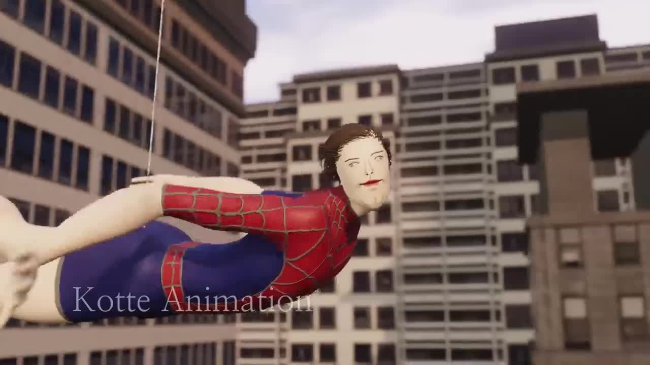 Spider-Man Stops A Train