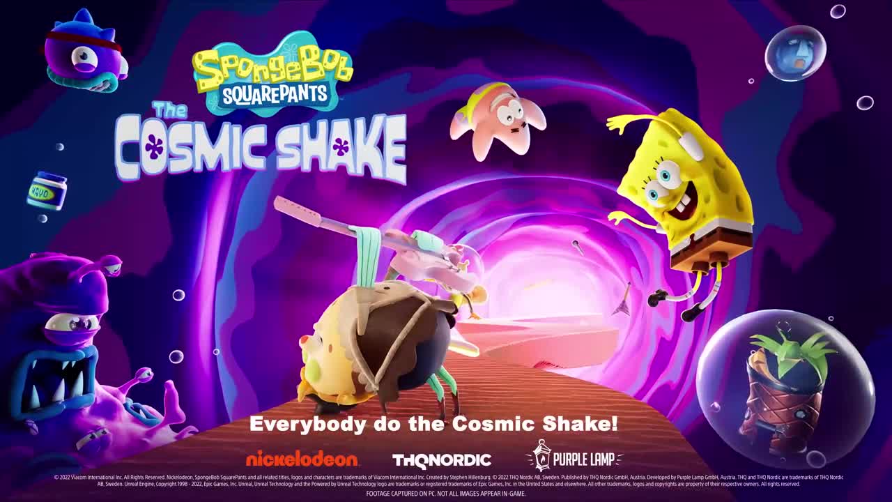 SpongeBob SquarePants The Cosmic Shake - Showcase Trailer 2022 PS4 Games