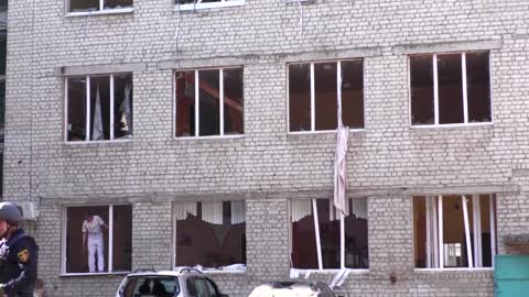 Another Kharkiv school damaged by Russian missiles