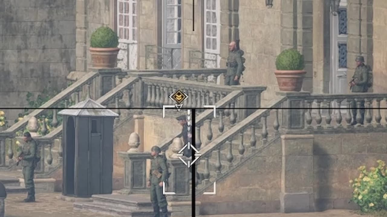 The PERFECT Headshot | Sniper Elite 5 Epic Moments #shorts #sniperelite