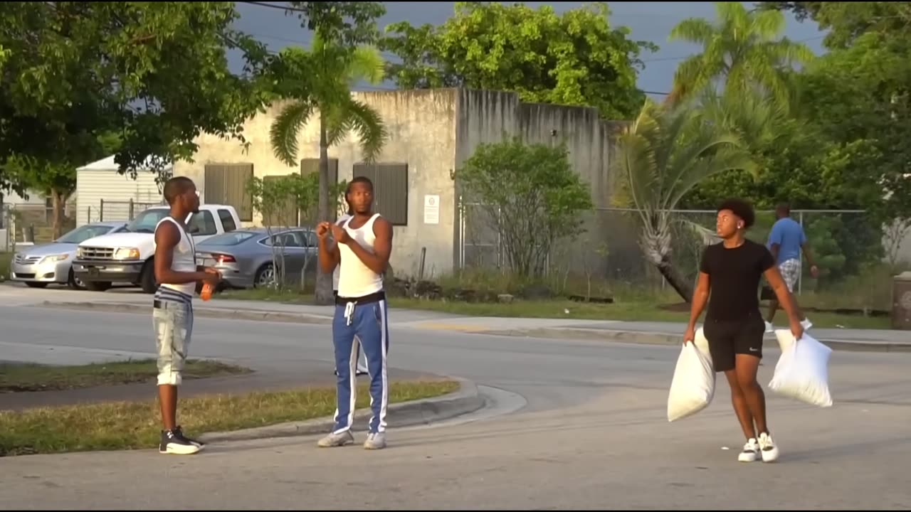 PILLOW FIGHTING IN THE HOOD! | *Gone Wrong*