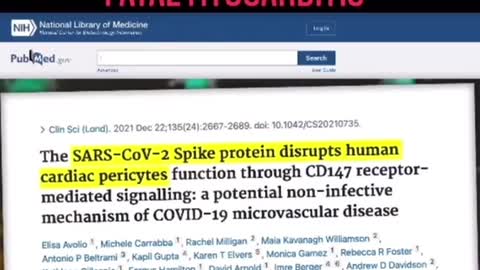 Fatal vaccine reaction