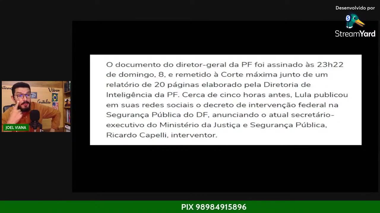 DEPUTADO DENUNCIA MORAES E DELEGADO DA PF_HD - By O Provocador