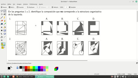 Averiguar la figura que no corresponde a la imagen de la Izquierda