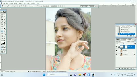 Photo editing photoshop tutorial Photoshop 7.0 class 0002