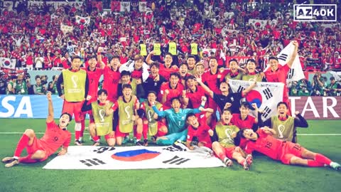 South Korea Amazing Celebration After Qualification to World Cup Last 16 in Qatar