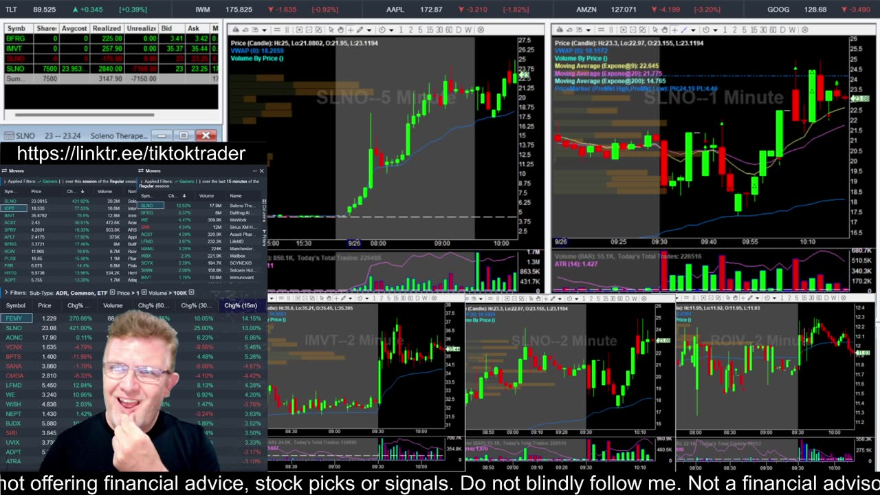 LIVE DAY TRADING | Trading Premarket and the Open | S&P 500, NASDAQ, NYSE |