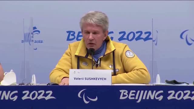 Ukrainian Paralympic team arrives in Beijing