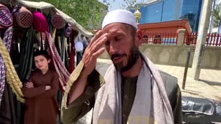 Aftermath of fatal blast at Kabul mosque