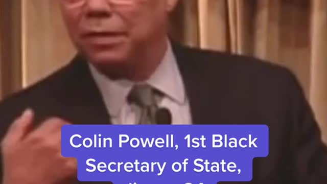 Colin Powell, 1st BlackSecretar of state,dies at 84.