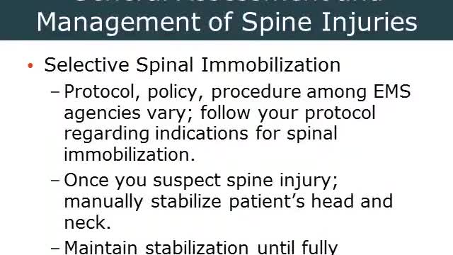 AEMT Ch 40 Spine Injuries