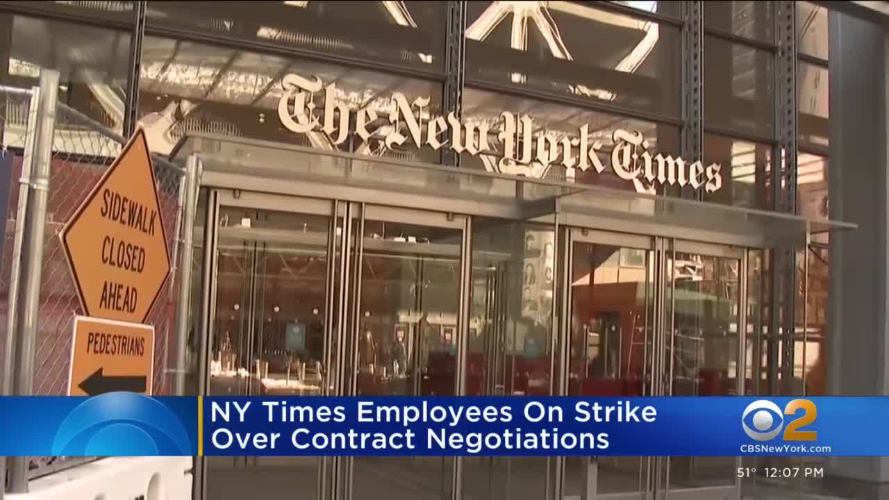 NY Times employees on strike