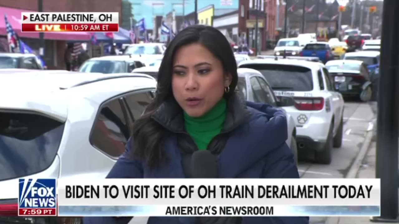 East Palestine OHIO Protesting Against Biden and His Administration