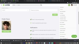 HOW TO CHANGE PROFILE PICTURE ON RUMBLE
