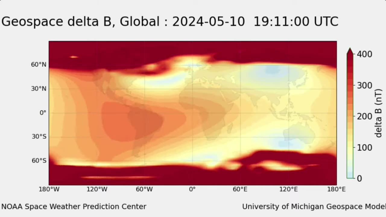 ☀️🚨 1st Solar CME impact arrived. Level 4 impact, double whammy.