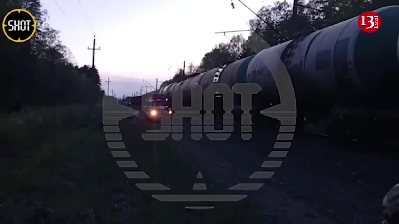 Another explosion on railway in Russia - Train carrying chemicals derailed