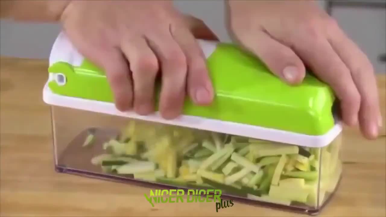 Nicer Dicer Plus Cortador Fatiador de Legumes Frutas e Legumes