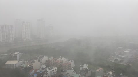 Crazy raining (Time-lapse)