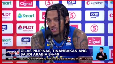 Gilas Pilipinas, wagi kontraSaudi Arabia sa FIBA WorldCup Asian Qualifiers