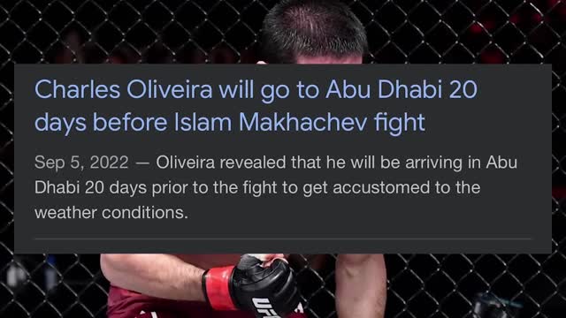 Charles Oliveira doesn't snow up in Abu Dhabi on promised date, Islam Makhachev worried