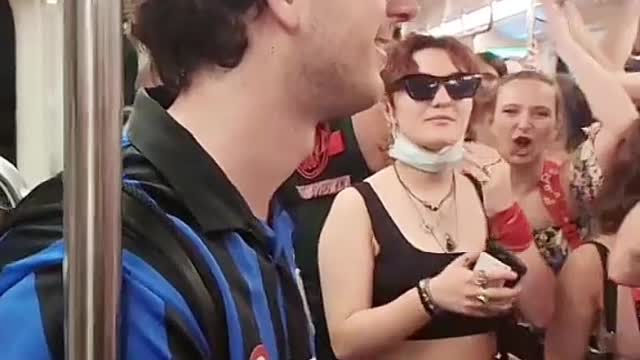 Sports Fan Takes Wrong Train