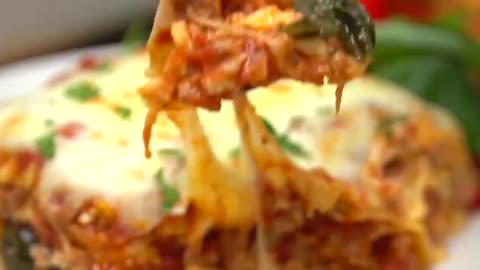 The Most Amazing Homemade Lasagna Recipe Relaxing Food Cooking Videos