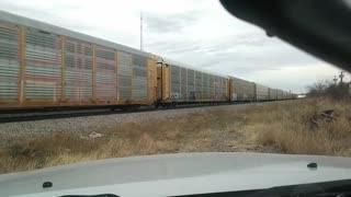UP8745 | WB Intermodel Departing Holder | Monday February 21 2022