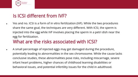 FAQs About Intracytoplasmic Sperm Injection