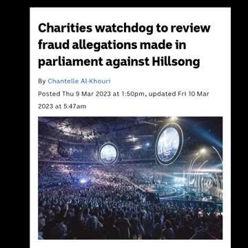 IS God taking Hillsong down?