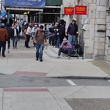 No Mask, No Food from Church food bank in Philadelphia, WalkinAndTalkinAcrossAmerica