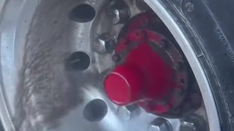 Cleaning wheel hub stain