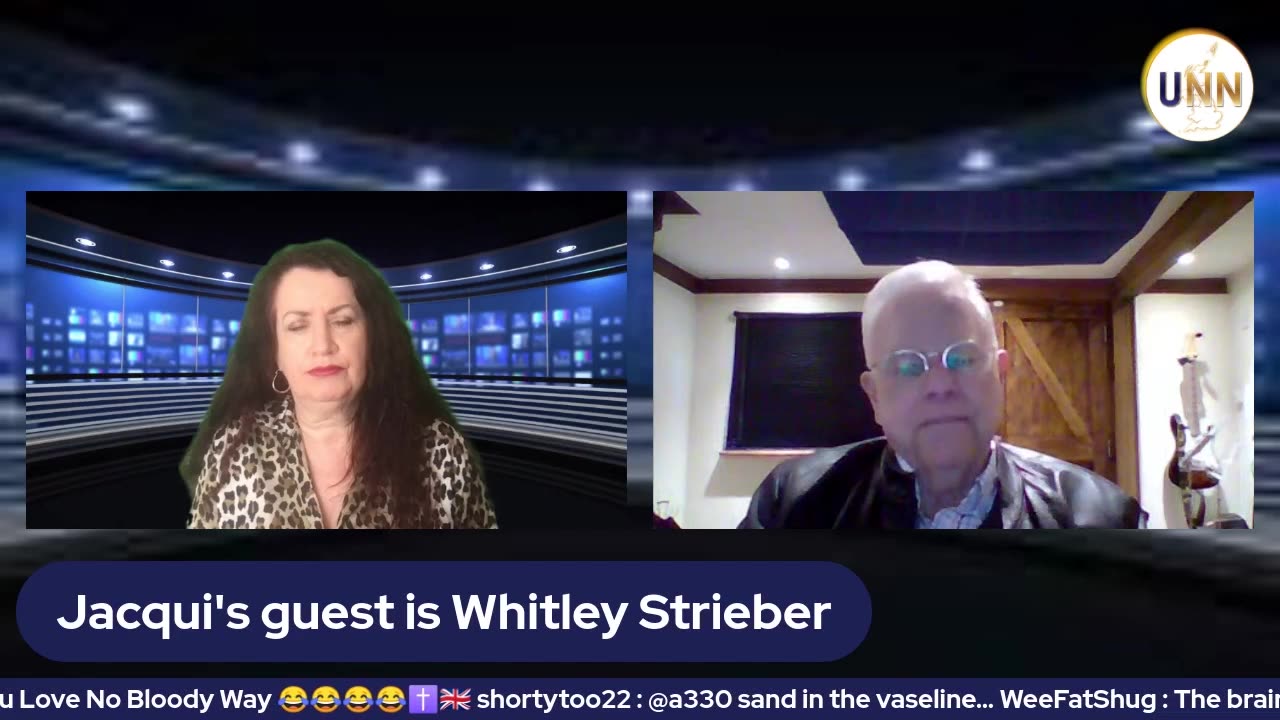 Whitley Strieber interview with Jacqui Deevoy on UNN network