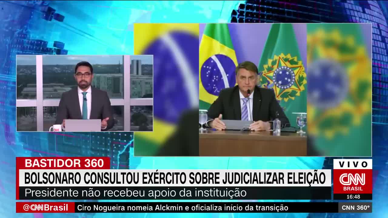 Bolsonaro consultou o Exército sobre judicializar a eleição | CNN 360º