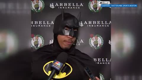 265_VFL Grant Williams dresses up as Batman