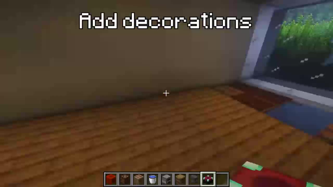 Minecraft_ How To Build Simple Underwater Starter House!
