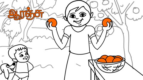 Colour Song storyboard - Tamil Language