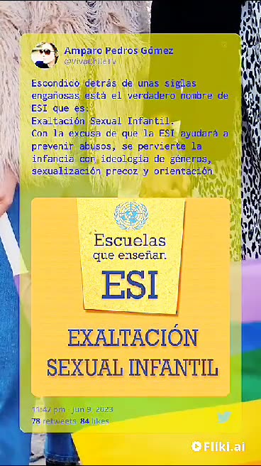 ESI, onu, unicef, unesco, oms, fmi, foro economico mundial, agenda 2030, reversion sexual