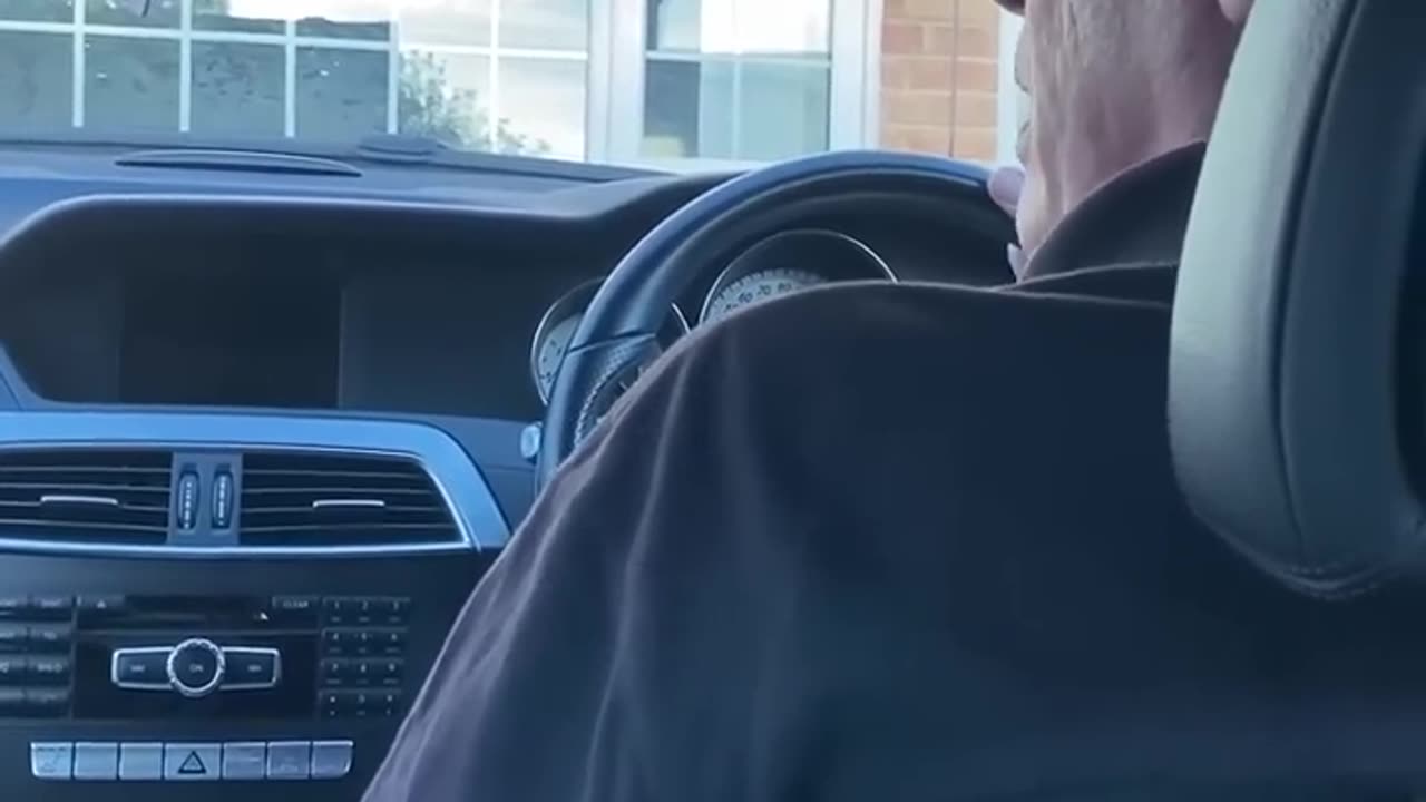 He locked him inside the car