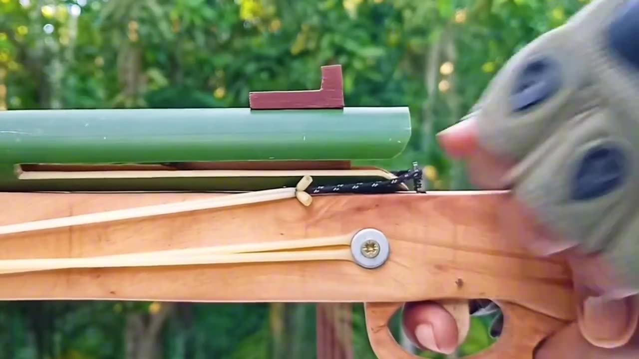 How to make gun with bamboo