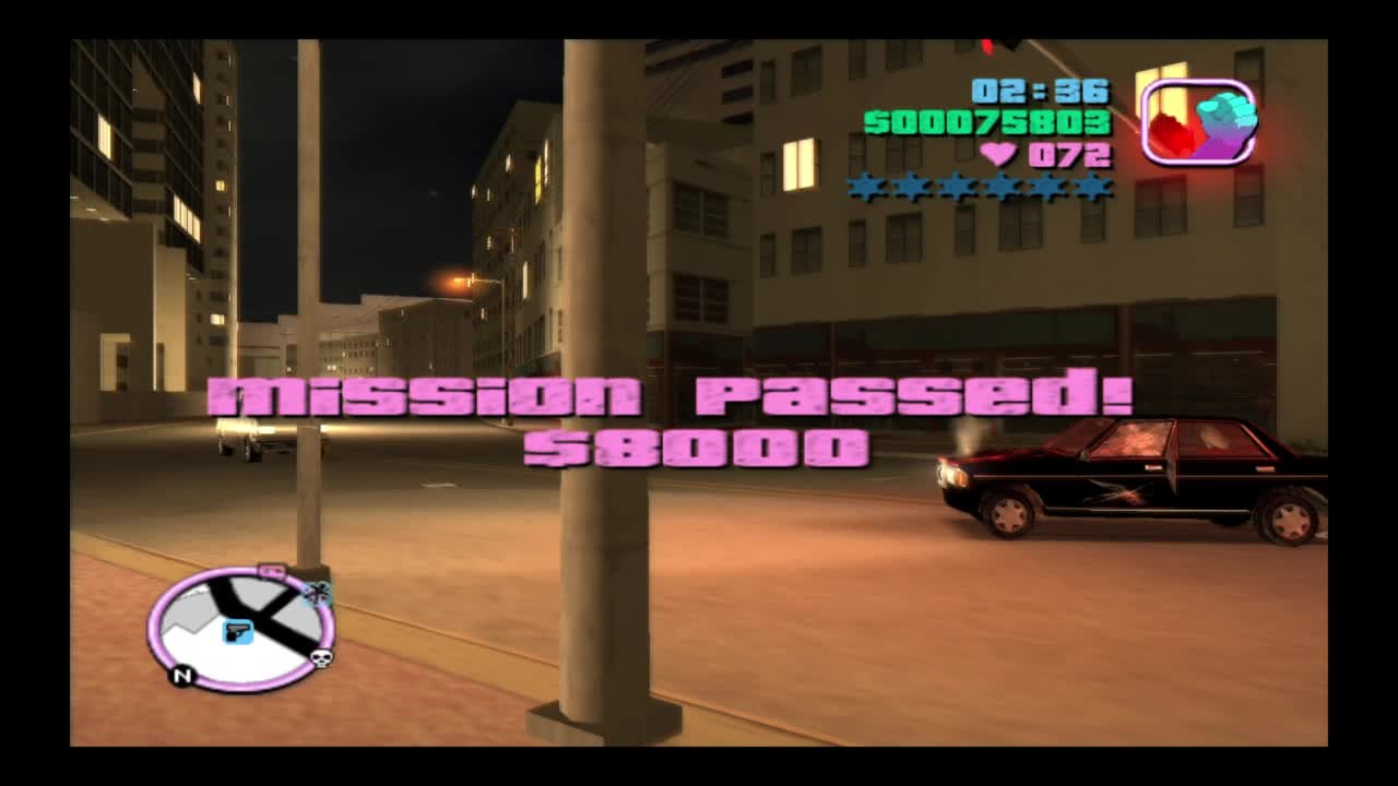 gta vice city walkthrough, check out at the check in