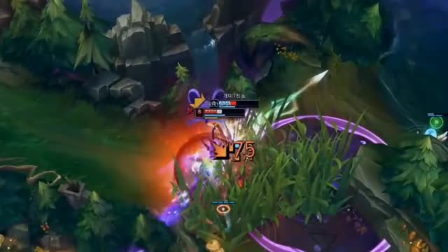 League of Legends game Korean service king operation clip