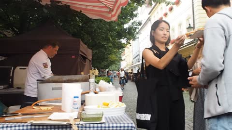 Prague food market