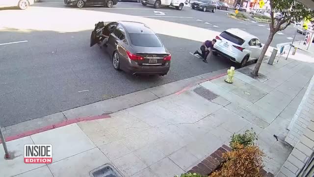 Chaotic Robbery Caught on Camera in California