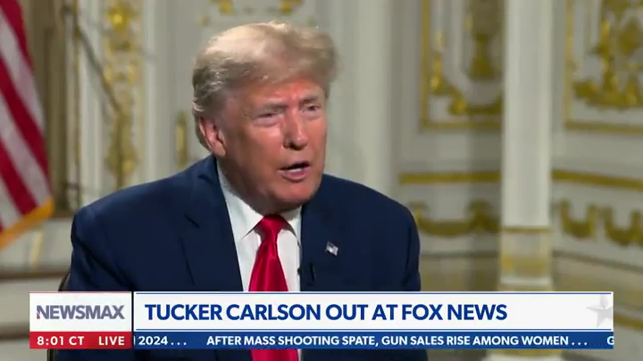 Trump Responds to Tucker & Fox Split
