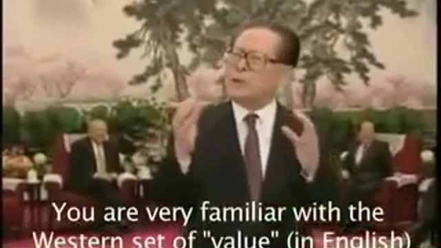 Jiang Zemin Surta e Ataca Mídia Ocidental Liberal Americana