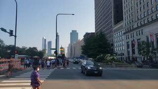 Chicago Along Michigan Avenue on 8/1/2021 3